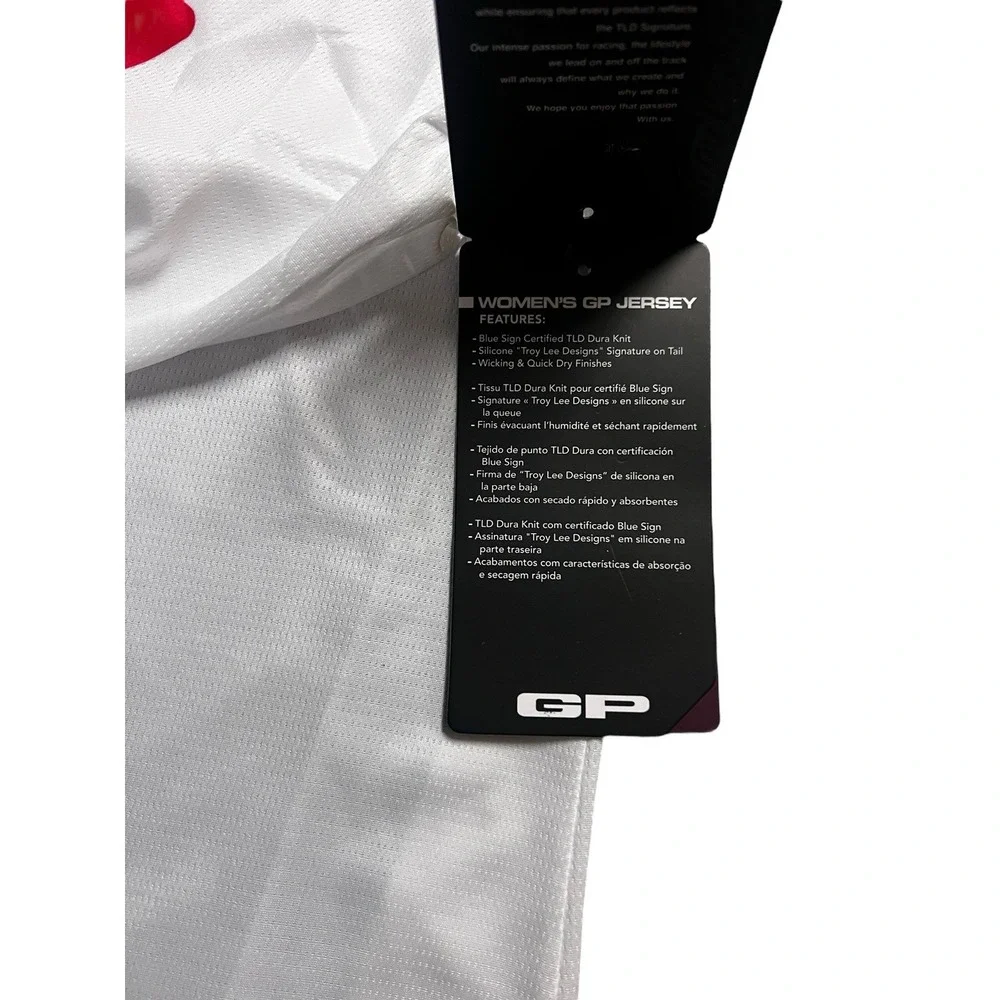 Troy Lee Designs 2022 Women's GP Moto Bike Jersey Brazen White XL Breathable - Picture 7 of 11